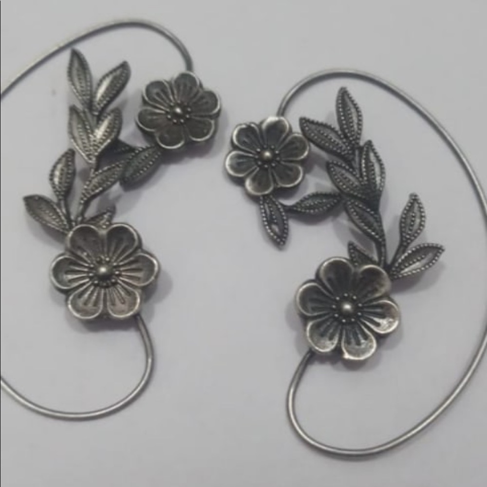 Flower Vine Earcuffs / Ear wraps - Picture 4 of 8